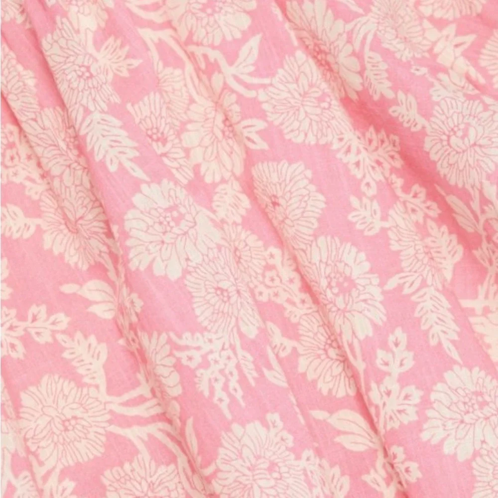 THE GREAT. Pink Floral Blouse - Picture 5 of 6